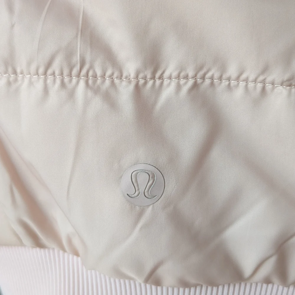Lululemon Pink Non-Stop Bomber Jacket Quilted Satin - Picture 7 of 7